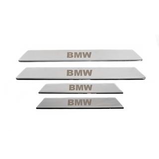 Krom dørtrinslister V-2 (4 stk, Carmos) BMW 5-serie E39 1996–2003 foto 1