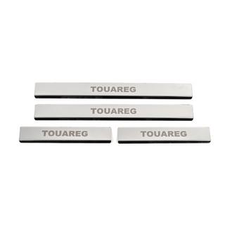 Dørtrinslister Carmos V1 (4 stk., rustfrit stål) Volkswagen Touareg 2010–2018 foto 1