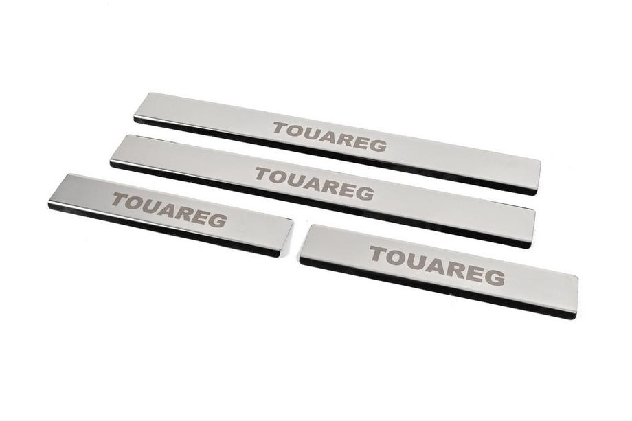 Volkswagen Touareg 2010–2018 Dørtrinslister Carmos V1 (4 stk., rustfrit stål) Foto 2