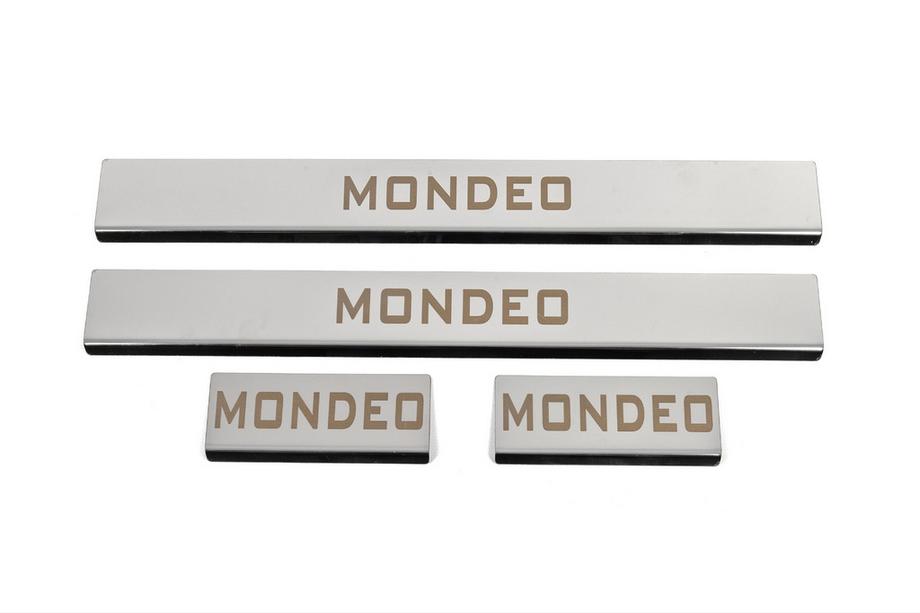 Ford Mondeo 2014–2022 Dørtrinslister i rustfrit stål (4 stk.) Image