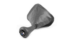 BMW 5-serie E39 1996–2003 Gearmanchet + gearknop OEM (grå) foto 4