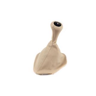Gearmanchet + gearknop OEM (beige) BMW 5-serie E39 1996–2003 foto 1