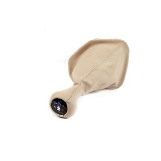Gearmanchet + gearknop OEM (beige) BMW 5-serie E39 1996–2003 foto 4