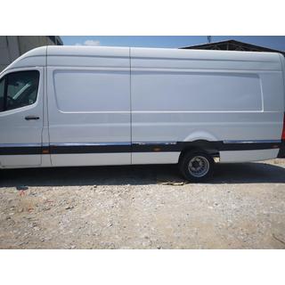 Dørlister i rustfrit stål (10 stk.) (ExtraLong) Mercedes Sprinter W907/W910 2018– foto 3