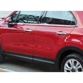 Rammeramme-lister i rustfrit stål (4 stk.) Fiat 500X 2014–2024 foto 3