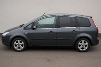 Ford C-Max 2004–2010 Rammeramme-lister i rustfrit stål (4 stk.) foto 1