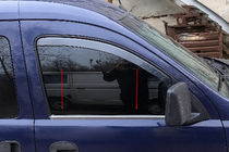 Opel Combo 2002–2012 Vinduesliste (2 stk., rustfrit stål) foto 1