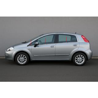 Vindueslister Carmos (6 stk., rustfrit stål) Fiat Punto Grande/EVO 2006–2018 foto 1