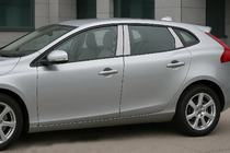 Volvo V40 2012– Dørstolpebeklædning (rustfrit stål) foto 1