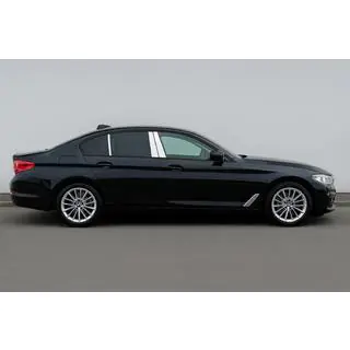 Dørstolpeafdækninger (6 stk., rustfrit stål) BMW 5-serie G30/G31 2017–2023 foto 1