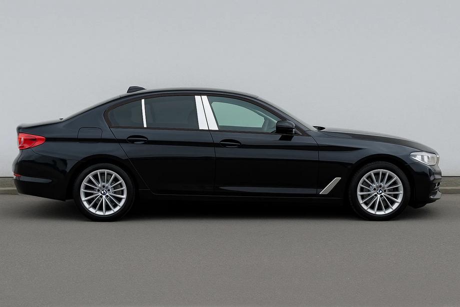BMW 5-serie G30/G31 2017–2023 Dørstolpeafdækninger (6 stk., rustfrit stål) Image