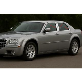 Dørstolpeafdækninger (6 stk., rustfrit stål) Chrysler C300 2004–2011 foto 1