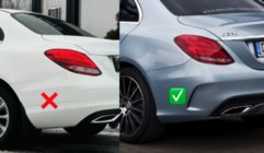 Mercedes C-klasse W205 2014–2021 Bodykit med diffuser (AMG C63-designs 2018-2021) foto 6