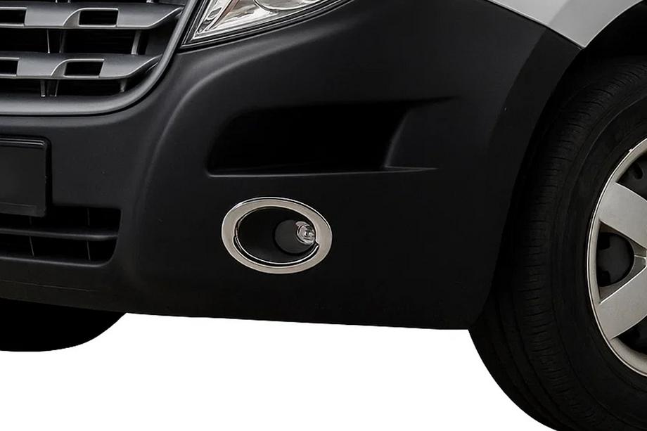 Opel Movano 2010–2021 Krom pyntelister til tågelygter Carmos (2 stk., rustfrit stål) Image