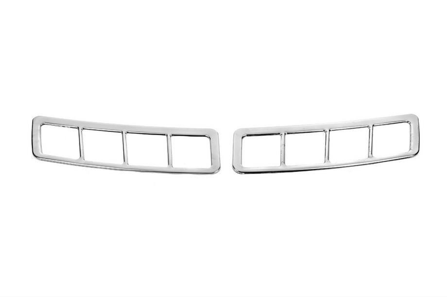 Ford Transit 2014– Ventilationsdæksler til motorhjelm (2 stk.) (rustfrit stål) Carmos Image
