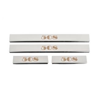 Dørtrinslister Carmos (4 stk., rustfrit stål) Peugeot 508 2010–2018 foto 1
