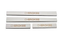 Jeep Grand Cherokee WK 2004–2010 Dørtrinslister Carmos V-2 (4 stk., rustfrit stål) foto 1