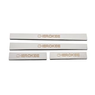 Dørtrinslister Carmos V-2 (4 stk., rustfrit stål) Jeep Grand Cherokee WK 2004–2010 foto 1