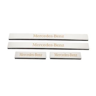 Dørtrinslister Carmos (4 stk., rustfrit stål) Mercedes C-class W204 2007–2015 foto 1