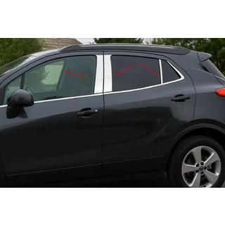 Dørstolpe-lister (6 stk., rustfrit stål) Opel Mokka 2012–2021 foto 1