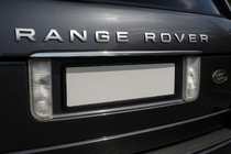 Range Rover III L322 2002–2012 Kromliste over nummerplade (Carmos, rustfrit stål) foto 1