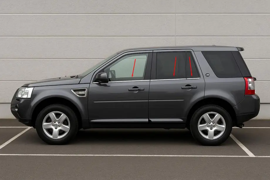 Land Rover Freelander II 2006–2014 Vindueslister (6 stk., rustfrit stål) Image