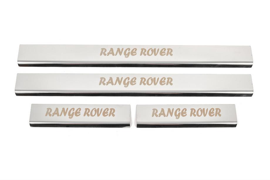 Range Rover III L322 2002–2012 Dørtrinslister (Carmos, 4 stk, rustfrit stål) Image