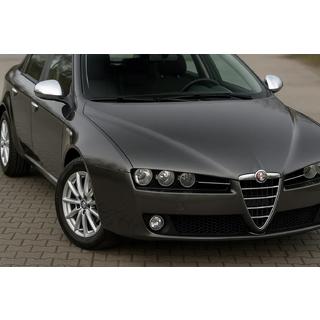Spejlkåber (2 stk., rustfrit stål) Carmos Alfa Romeo 159 2005–2011 foto 1