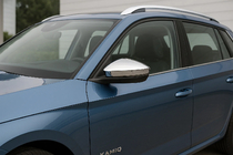 Skoda Kamiq 2019– Spejlkåber (2 stk., rustfrit stål) Carmos foto 1