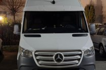 Mercedes Sprinter W907/W910 2018– Solskærm til forrude på ramme (Hvid, 5 mm) foto 4