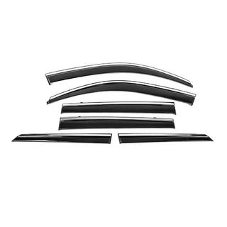 Vindafvisere med kromliste Niken Luxury (6 stk) Toyota Land Cruiser Prado 150 2009–2023 foto 2