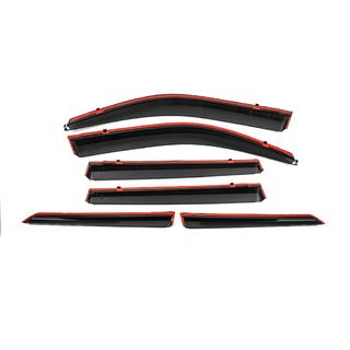 Vindafvisere med kromliste Niken Luxury (6 stk) Toyota Land Cruiser Prado 150 2009–2023 foto 4