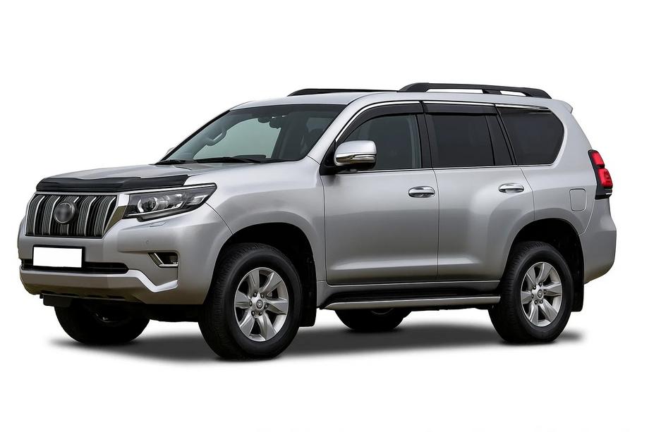 Toyota Land Cruiser Prado 150 2009–2023 Vindafvisere med kromliste Niken Luxury (6 stk) Image
