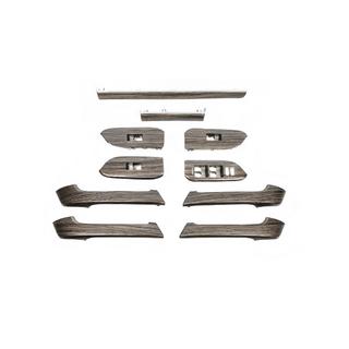 Sæt med indlæg i mørk trælook Toyota Land Cruiser Prado 150 2009–2023 foto 1