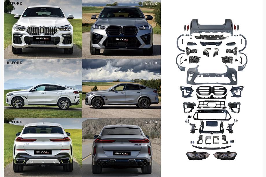 BMW X6 G06 2019–2027 Facelift-sæt til X6M F96 2024 Image