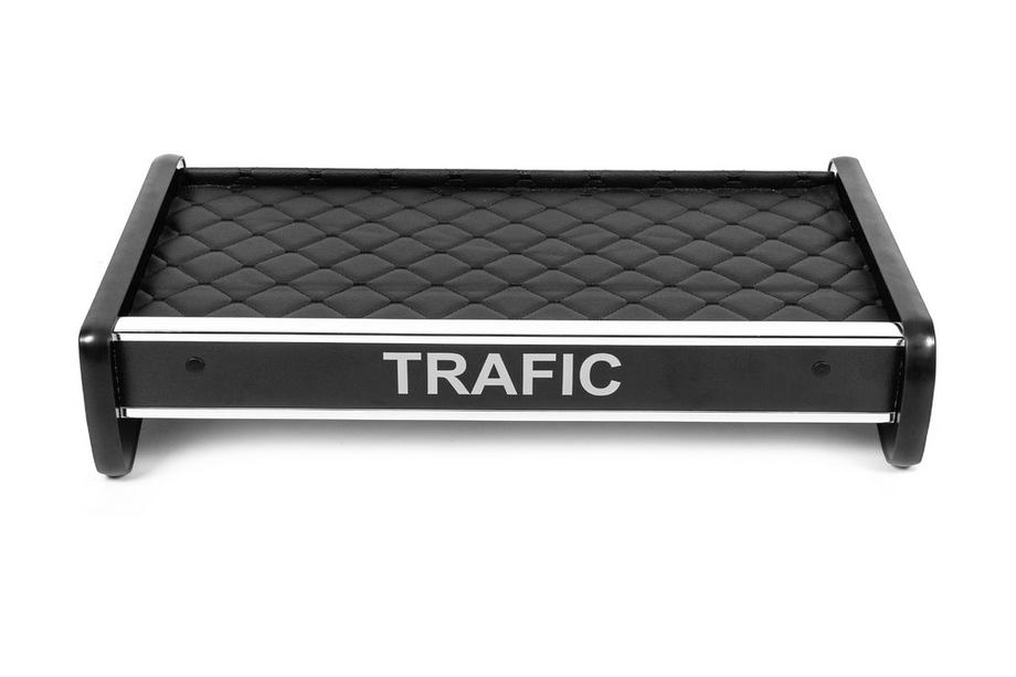 Renault Trafic 2001–2015 Instrumentbordshylde (2001-2010, sort med sort syning) Image
