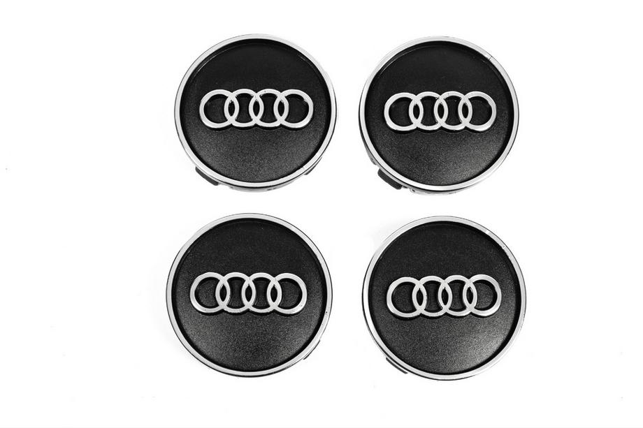 Audi Centercaps til fælge sorte au5955 (59 mm til 55 mm, 4 stk.) Image