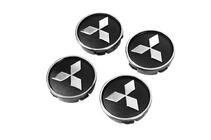 Mitsubishi Centerkapsler til fælge sorte mit5955tur-b (59 mm x 55 mm, 4 stk.) foto 2