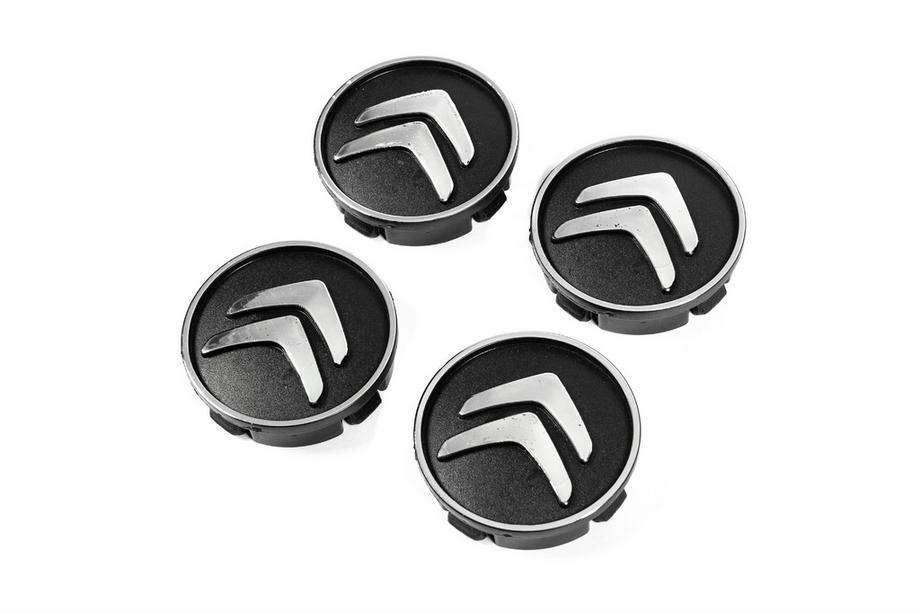 Citroen Centerkapsler til fælge, sorte cit5955tur-bl (59 mm til 55 mm, 4 stk) Foto 2