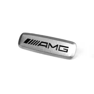 AMG aluminiums emblem til bilmåtter (1 stk.) foto 2