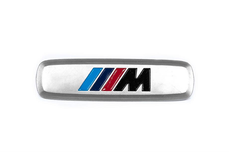 BMW Aluminium emblem til bilmåtter (1 stk., M Series) Foto 1