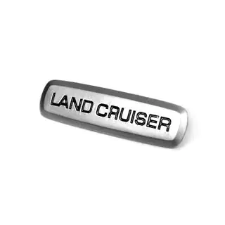 Land Cruiser aluminiumemblem til måtter (1 stk.) foto 2