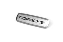 Porsche Aluminium emblem til bilmåtter (1 stk.) foto 2