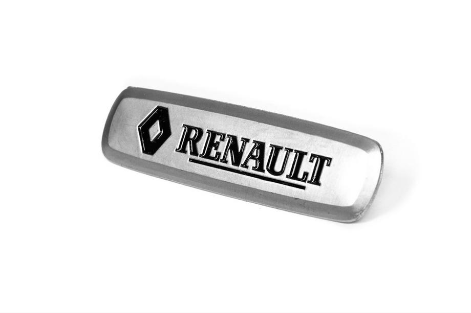 Renault Aluminium emblem til bilmåtter (1 stk.) Foto 3
