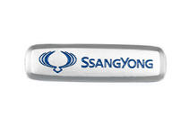 SsangYong Aluminium emblem til bilmåtter (1 stk.) foto 1