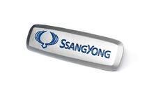 SsangYong Aluminium emblem til bilmåtter (1 stk.) foto 2
