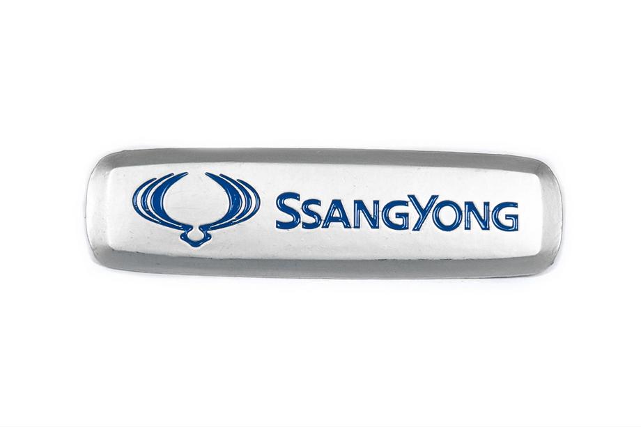 SsangYong Aluminium emblem til bilmåtter (1 stk.) Image