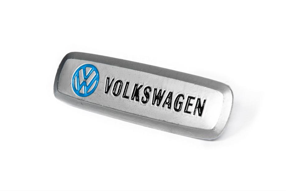 Volkswagen Aluminium emblem til bilmåtter (1 stk.) Foto 2