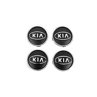 Sorte fælgcenterkapsler kia60tur-bl (59 mm til 55 mm, 4 stk.) foto 2