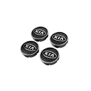 Sorte fælgcenterkapsler kia60tur-bl (59 mm til 55 mm, 4 stk.) foto 1